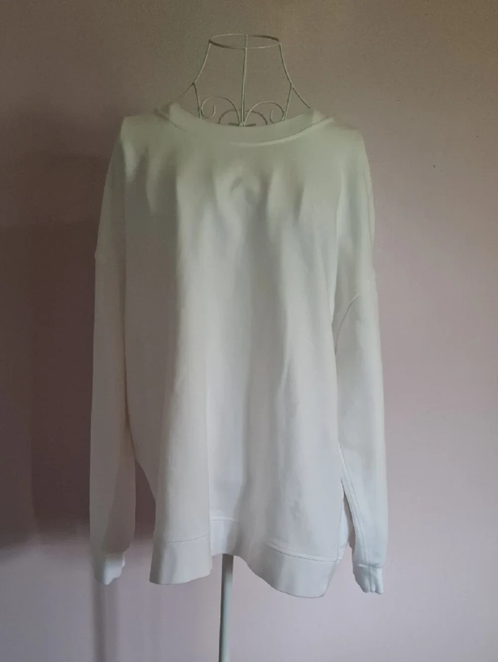 Lululemon Perfectly Oversized Crew Sweatshirt White Size 10